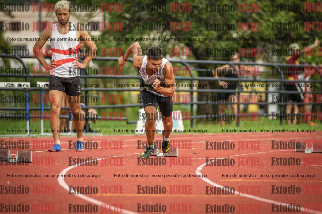 Fotos de los 200 m llanos de varones