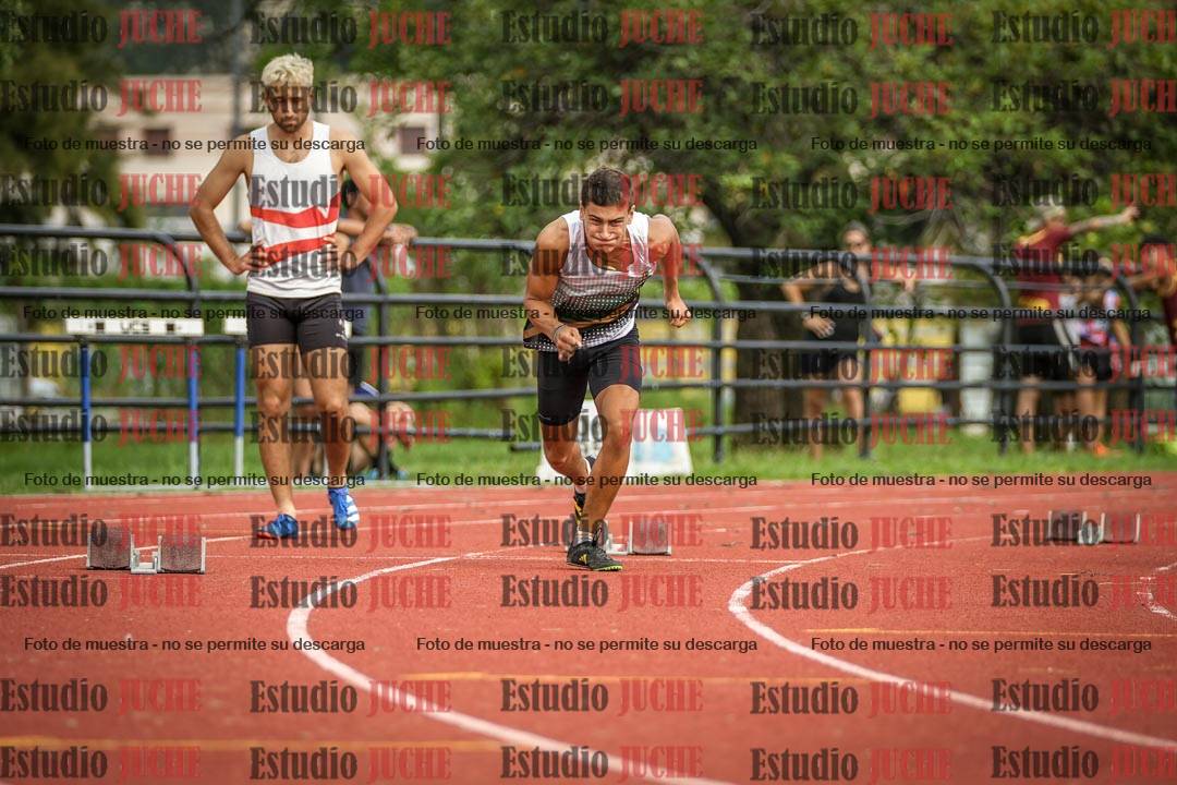 Fotos de los 200 m llanos de varones