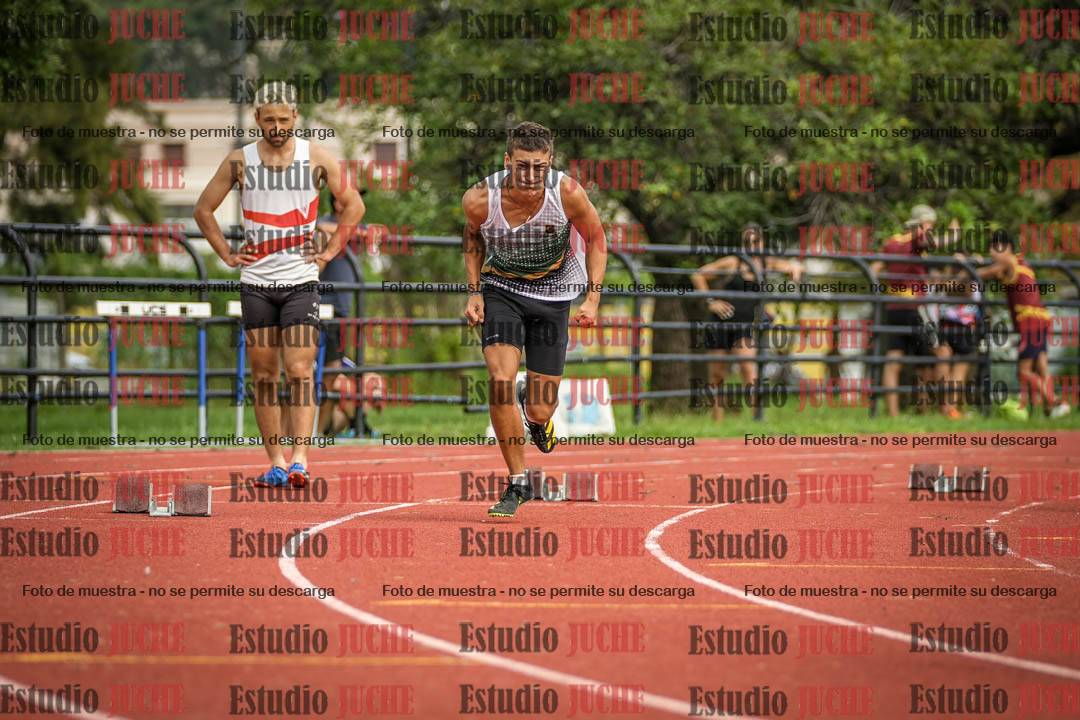Fotos de los 200 m llanos de varones