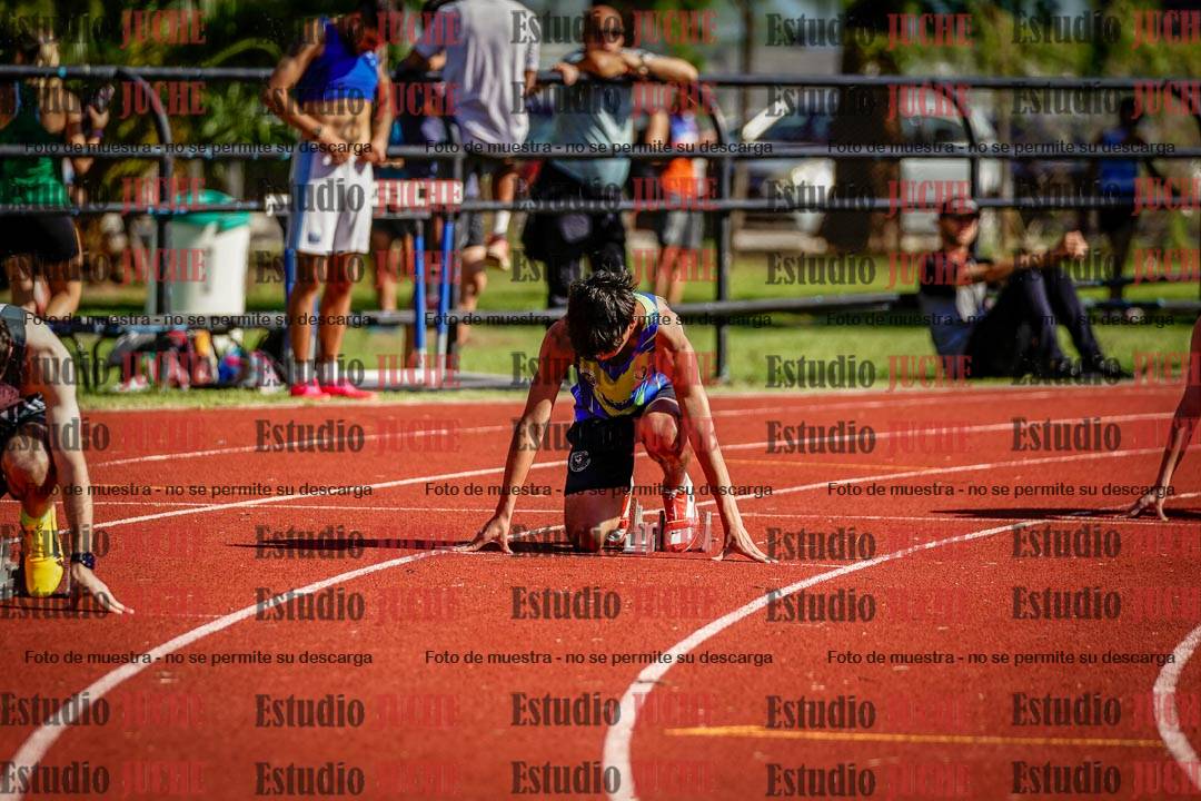 Fotos de los 200 m llanos de varones
