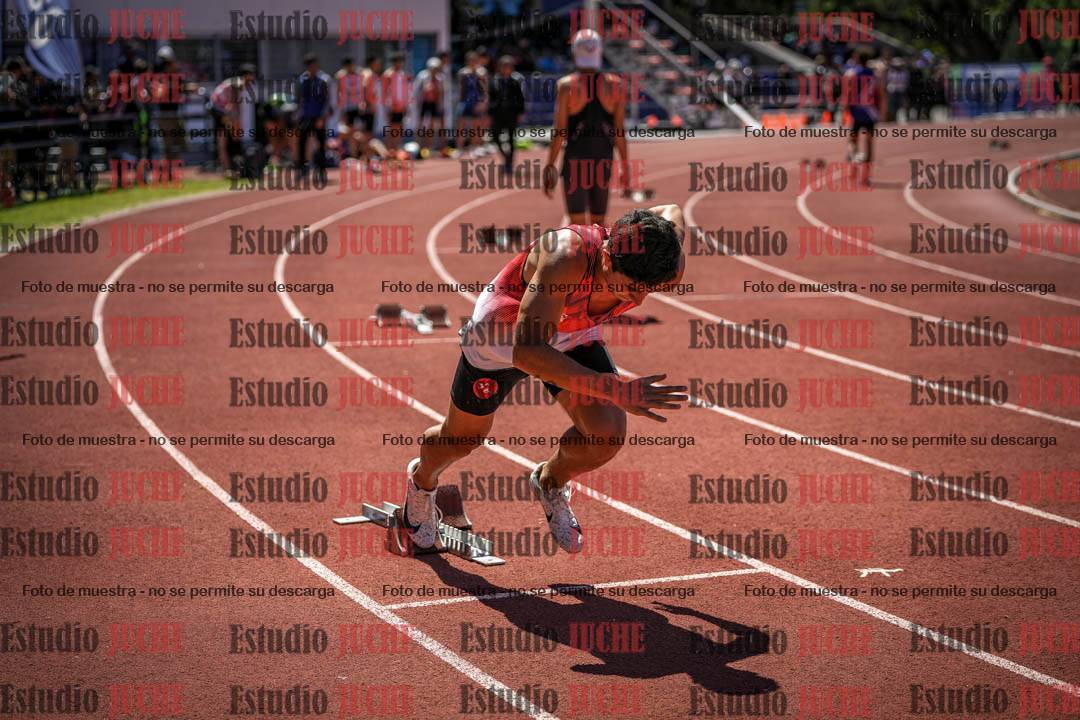 Fotos de los 400 m llanos de varones