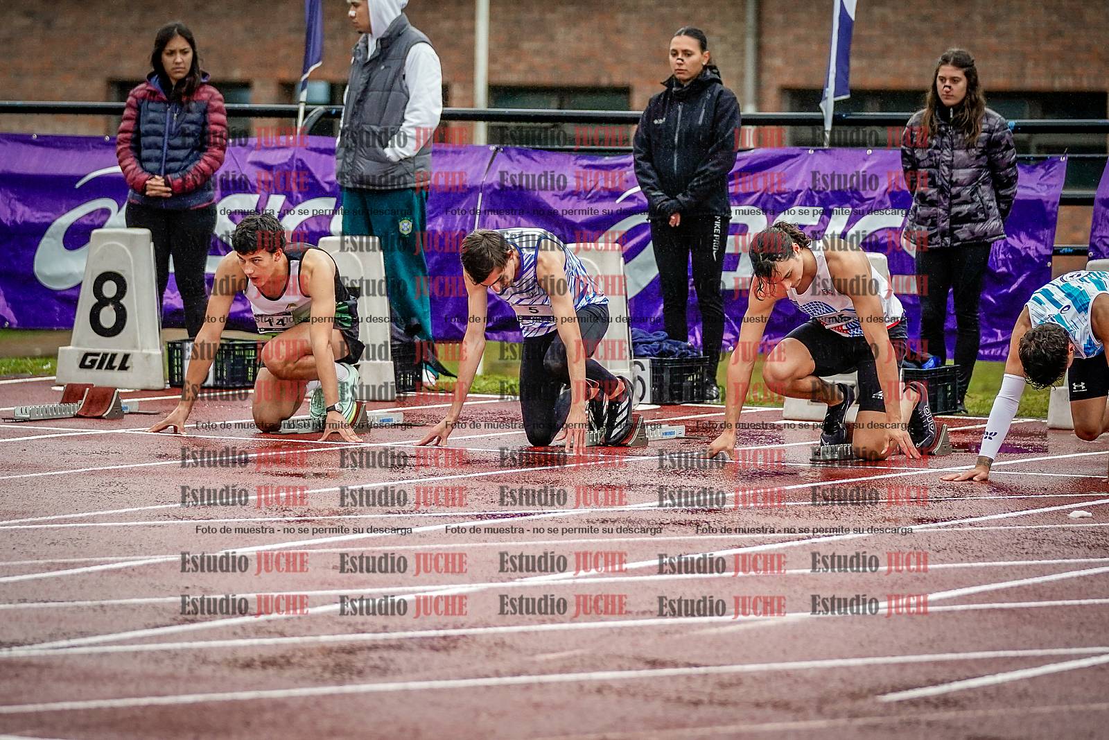 Fotos de los 110 m con vallas de varones - FINAL