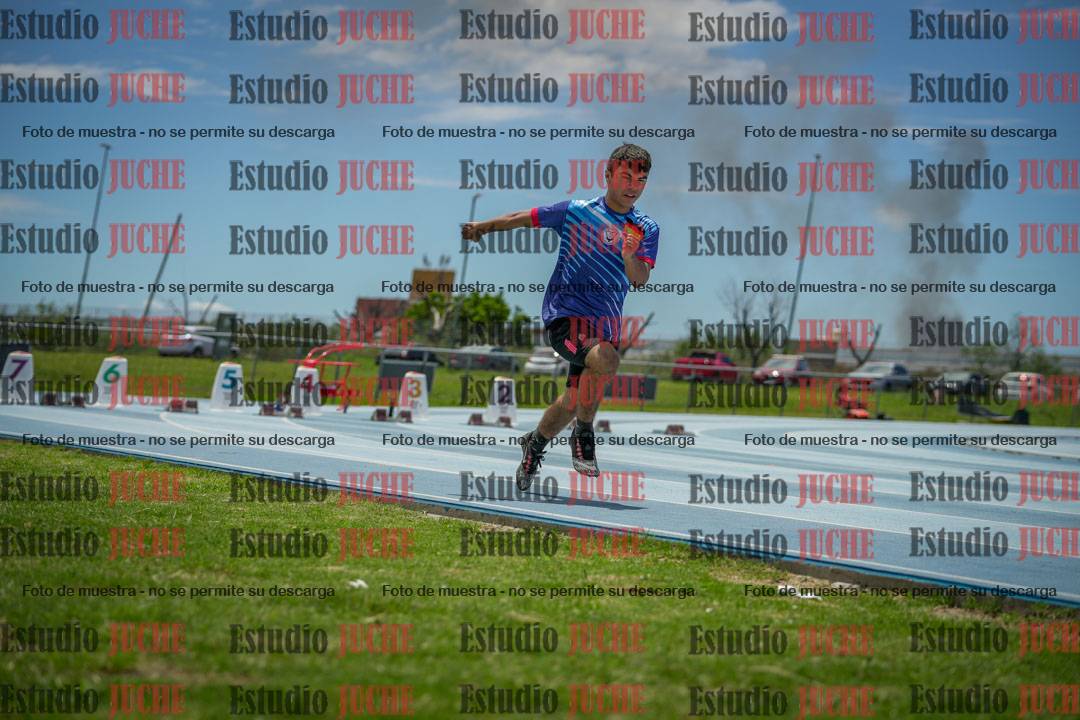 Fotos de los 100 m llanos de varones