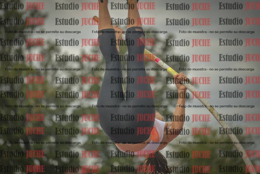 Fotos del salto con garrocha de mujeres y varones