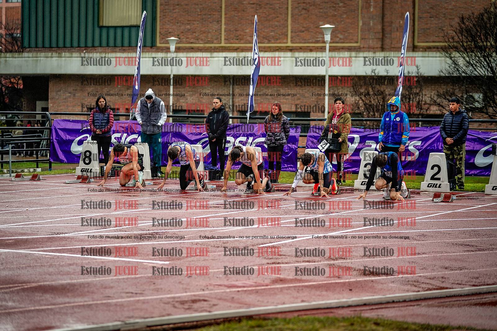 Fotos de los 110 m con vallas de varones - FINAL