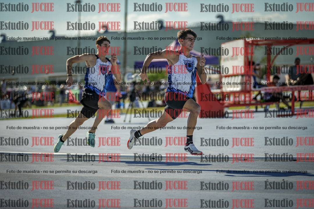 Fotos de los 400 m llanos de varones