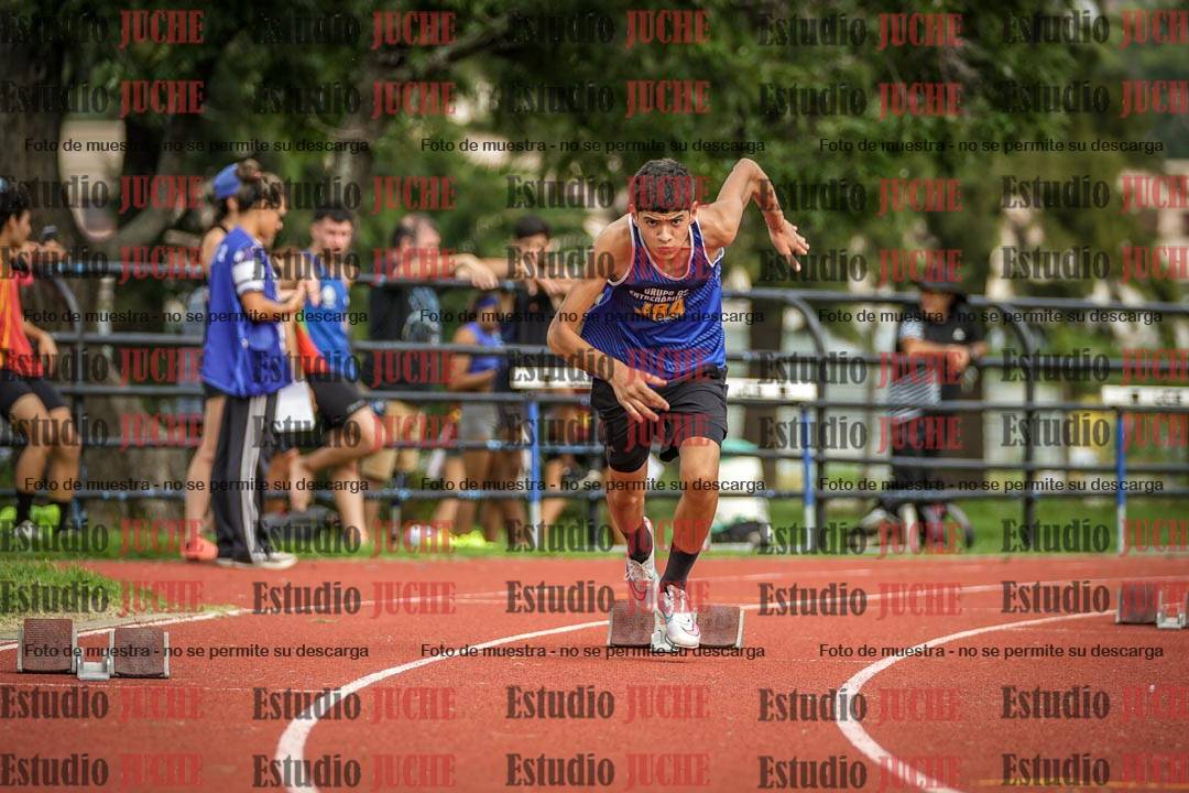 Fotos de los 200 m llanos de varones