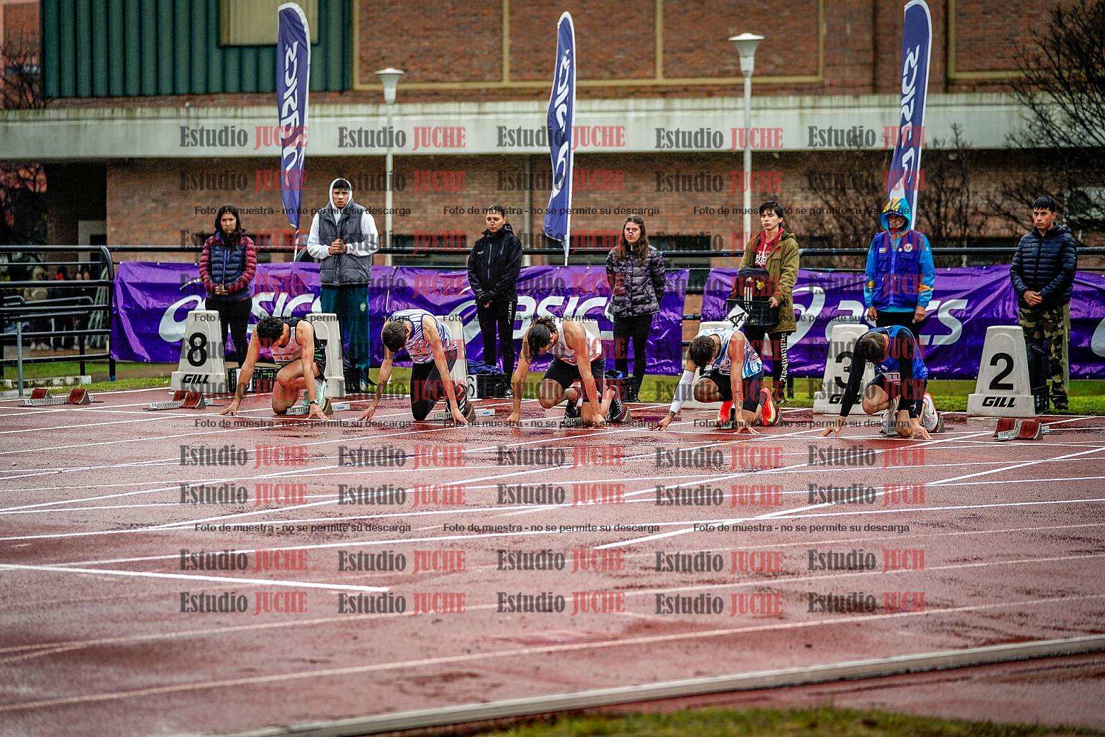 Fotos de los 110 m con vallas de varones - FINAL