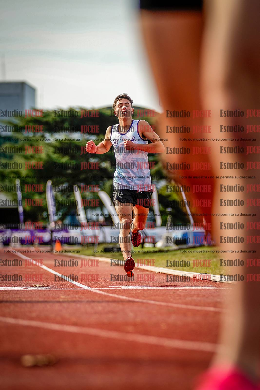 Fotos de los 3000 m con obstáculos de varones