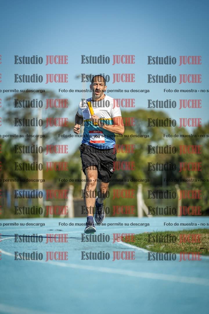 Fotos durante los relevos