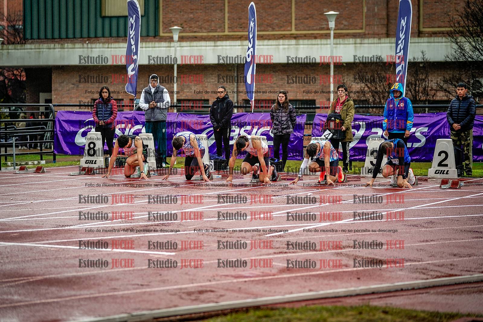 Fotos de los 110 m con vallas de varones - FINAL