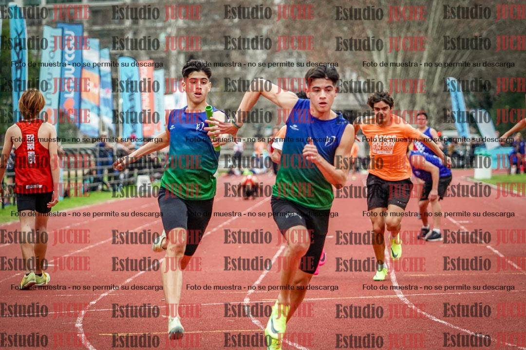 Fotos de las Postas 4x100 m de varones