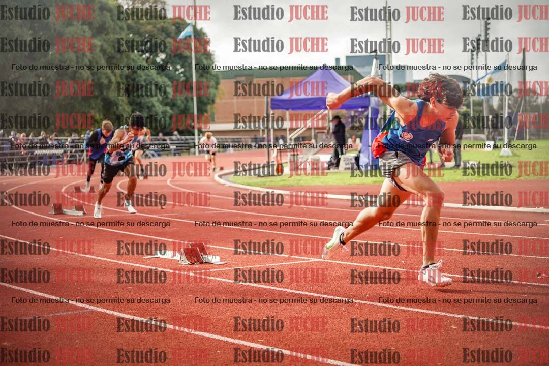 Fotos de los 400 m llanos de varones