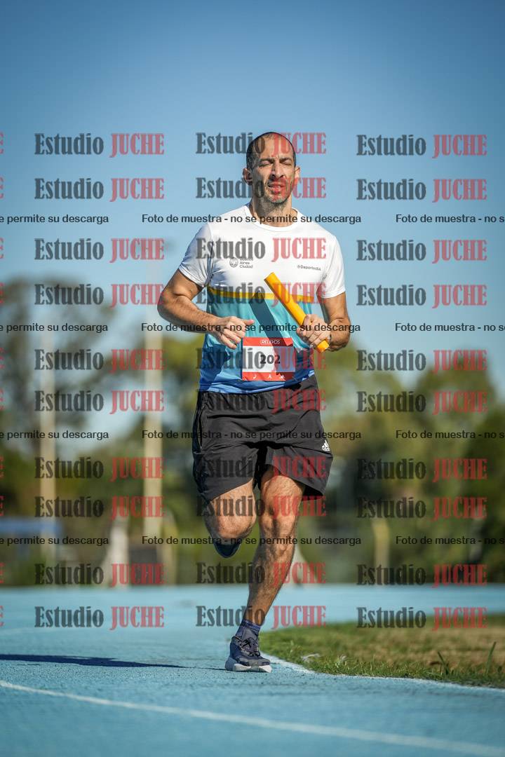 Fotos durante los relevos