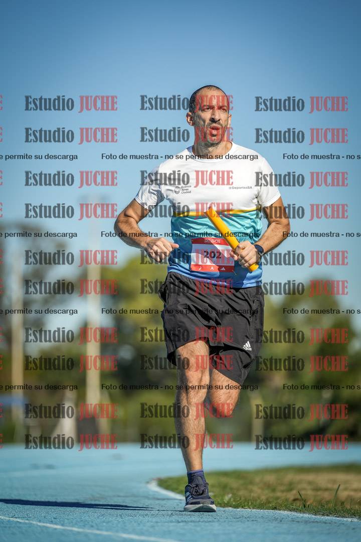 Fotos durante los relevos