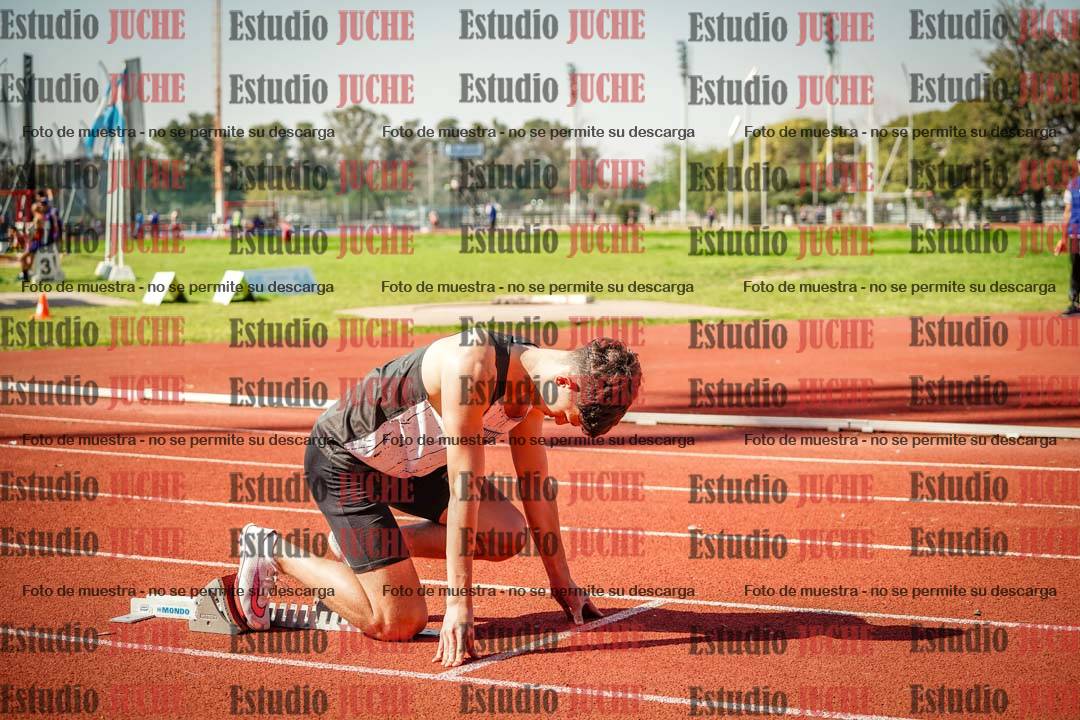 Fotos de los 400 m llanos de varones