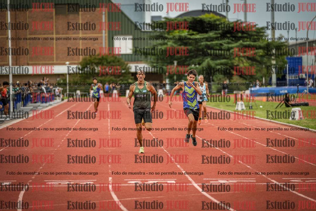 Fotos de los 400 m llanos de varones