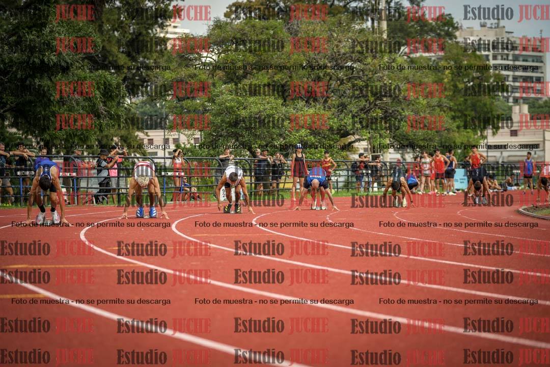 Fotos de los 200 m llanos de varones