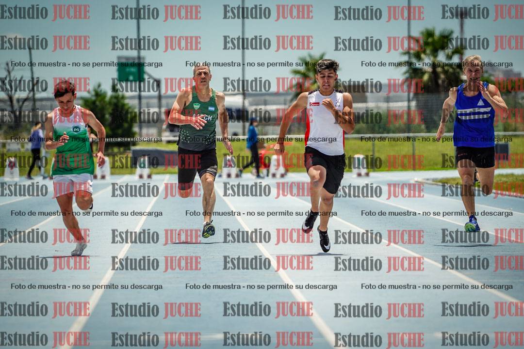 Fotos de los 100 m llanos de varones
