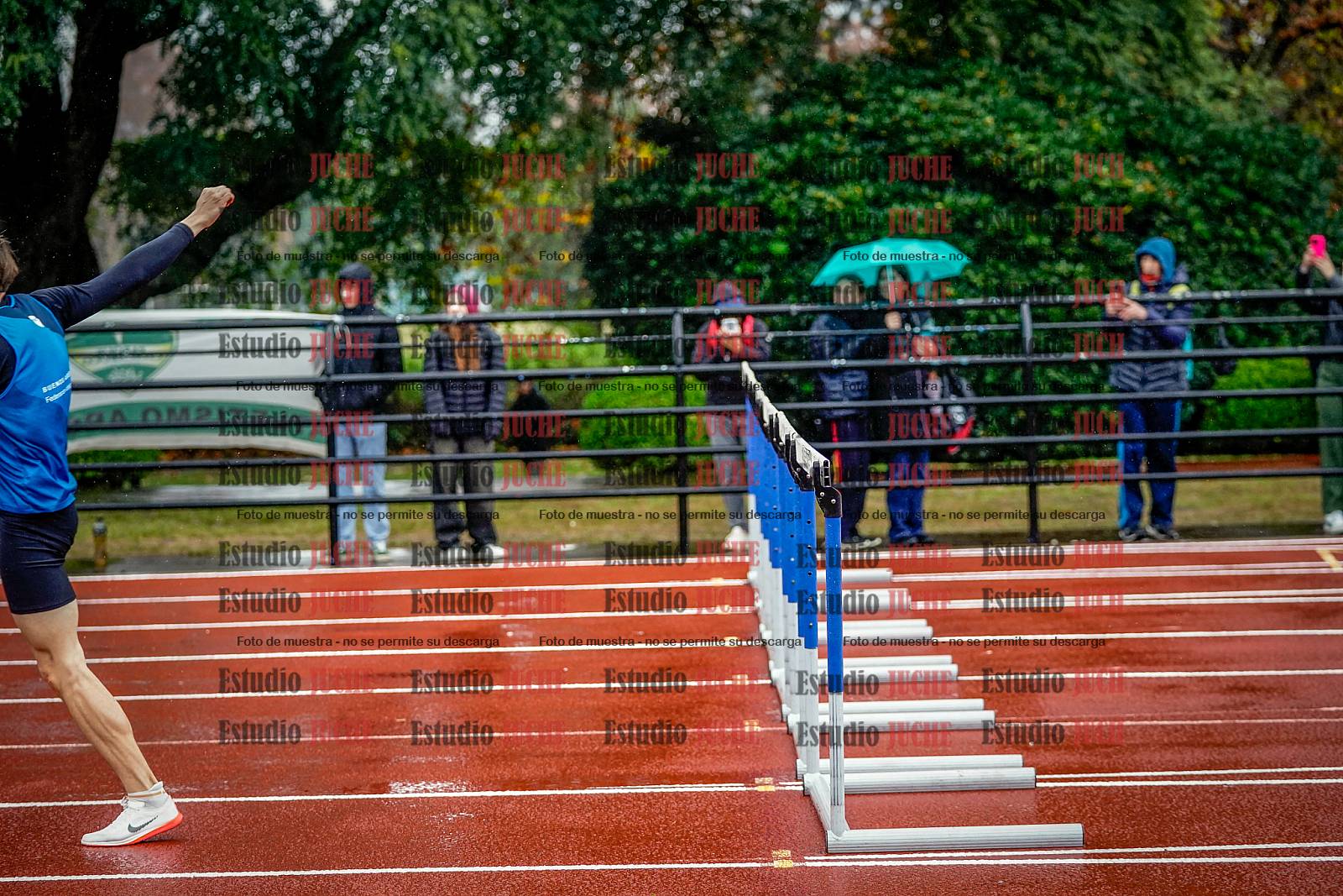 Fotos de los 110 m con vallas de varones - FINAL
