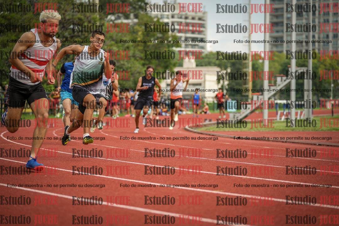 Fotos de los 200 m llanos de varones