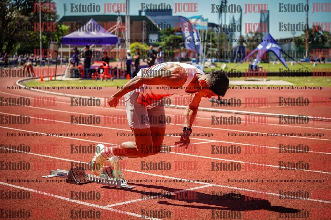 Fotos de los 400 m llanos de varones