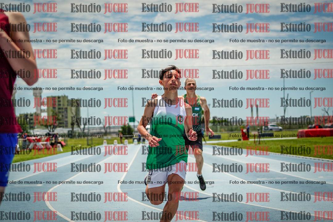 Fotos de los 100 m llanos de varones