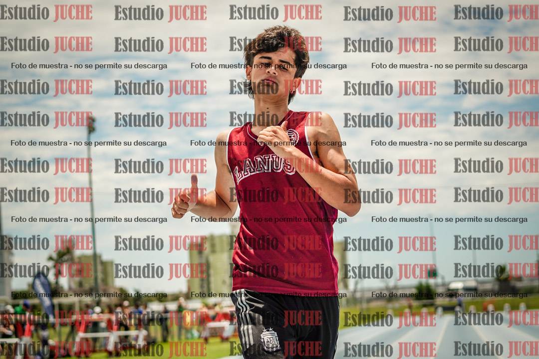 Fotos de los 100 m llanos de varones