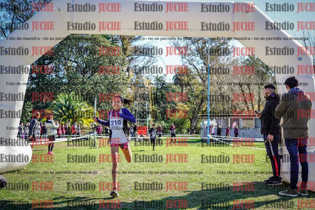 Fotos de la llegada del cross de 1000 m