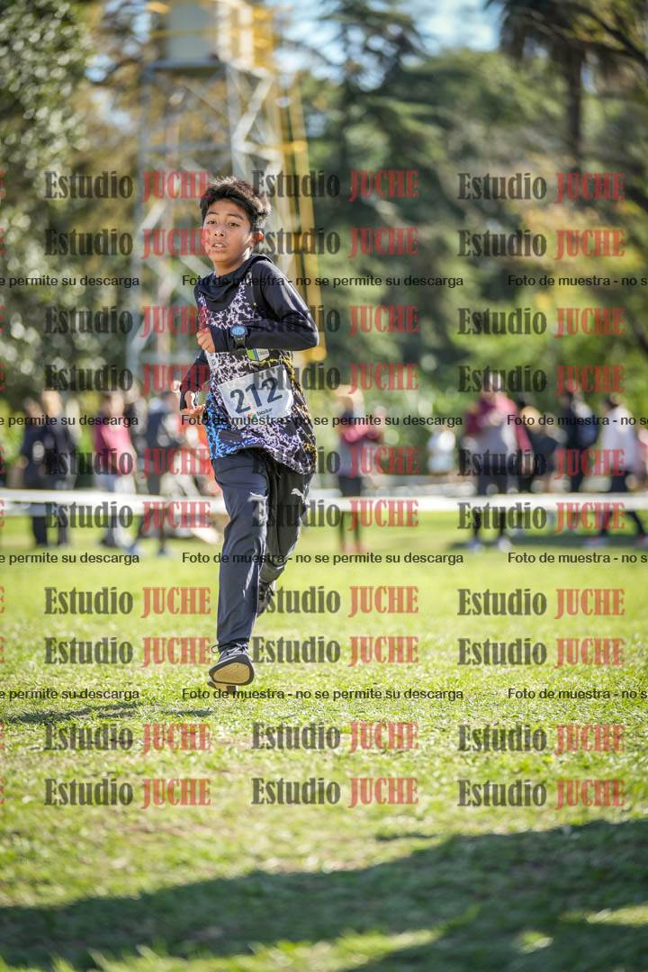 Fotos de la llegada del cross de 1000 m