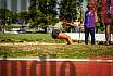 Fotos del salto en largo de mujeres