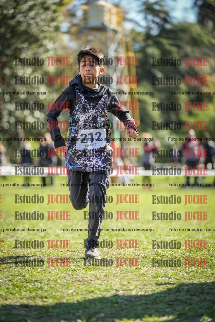 Fotos de la llegada del cross de 1000 m