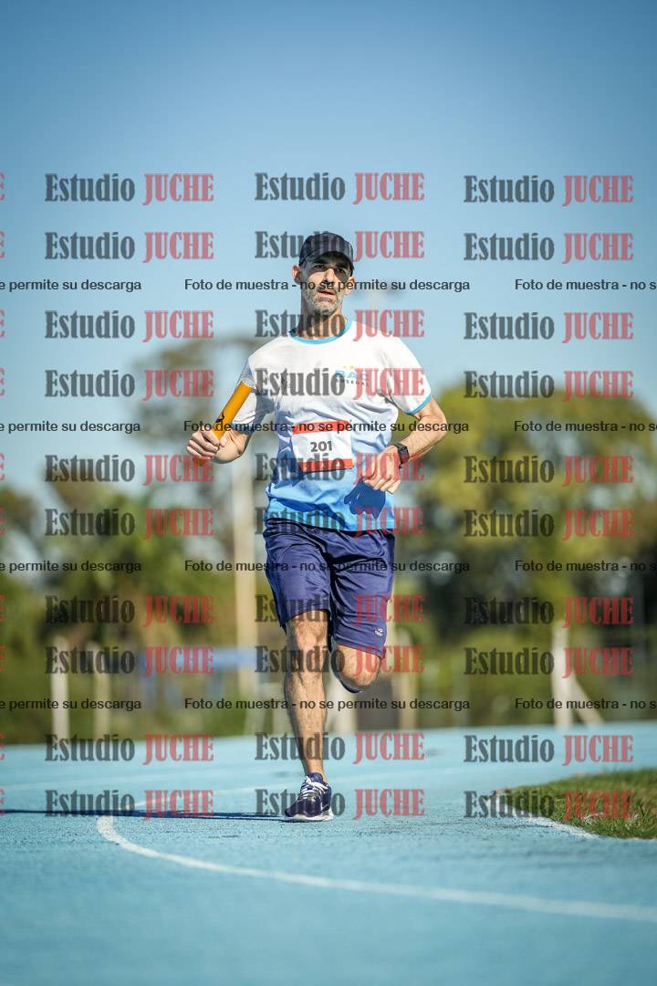 Fotos durante los relevos