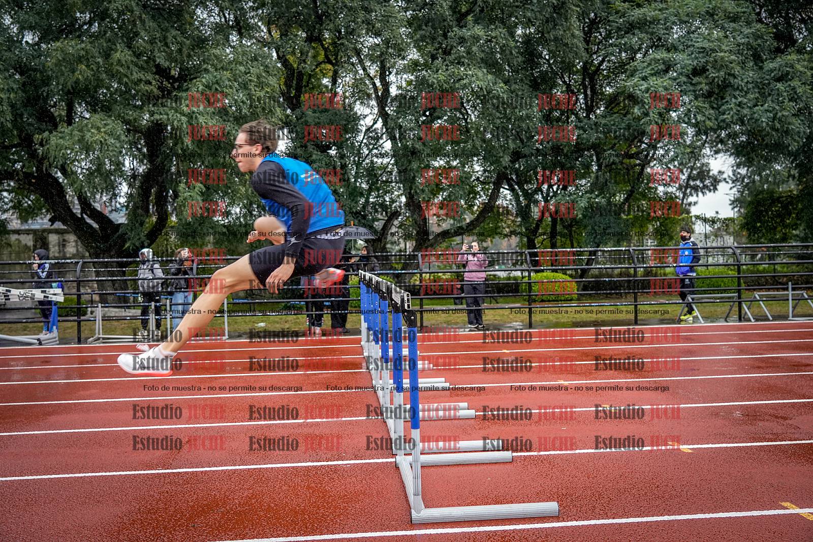 Fotos de los 110 m con vallas de varones - FINAL