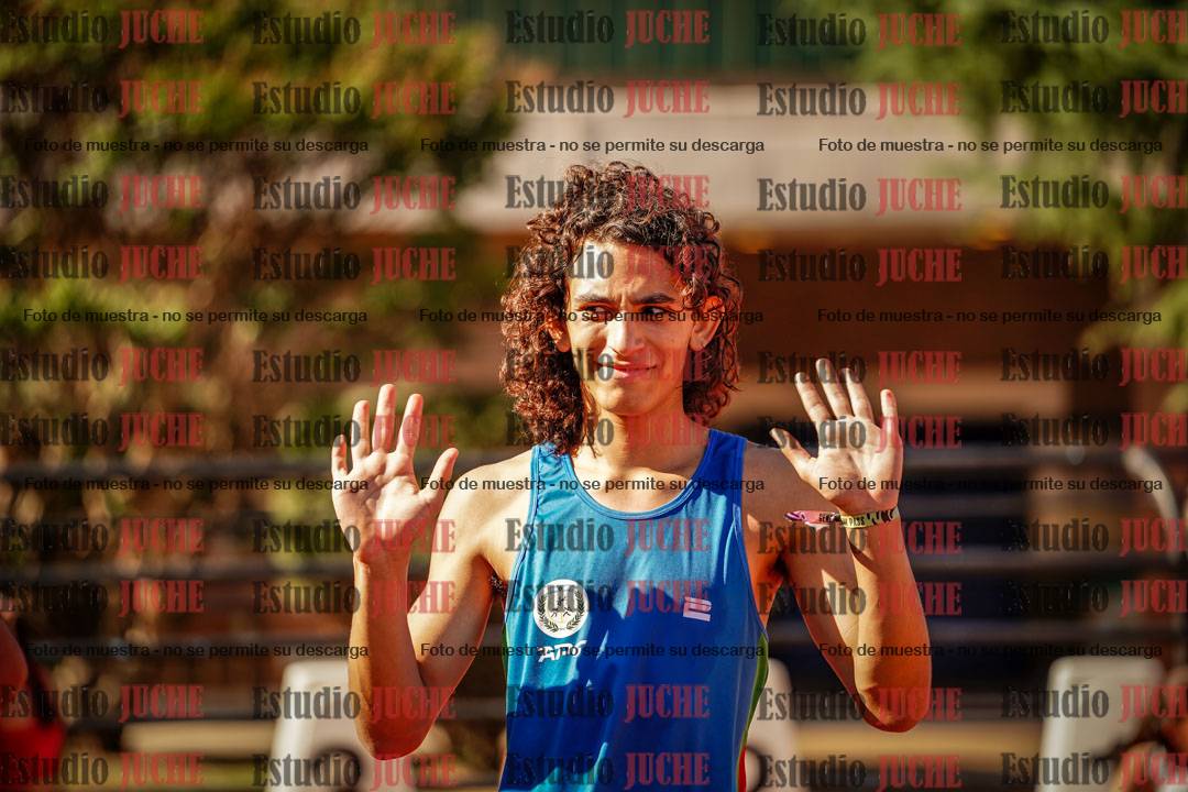 Fotos de los 100 m llanos de varones - FINAL U20