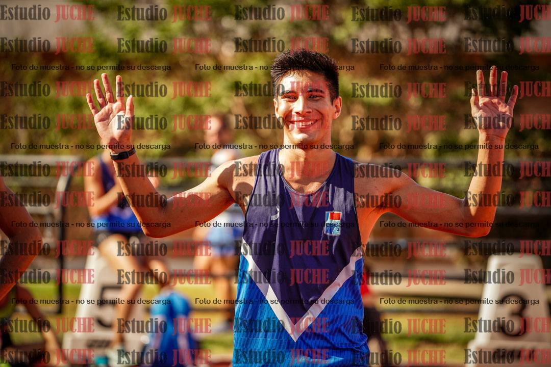 Fotos de los 100 m llanos de varones - FINAL U20