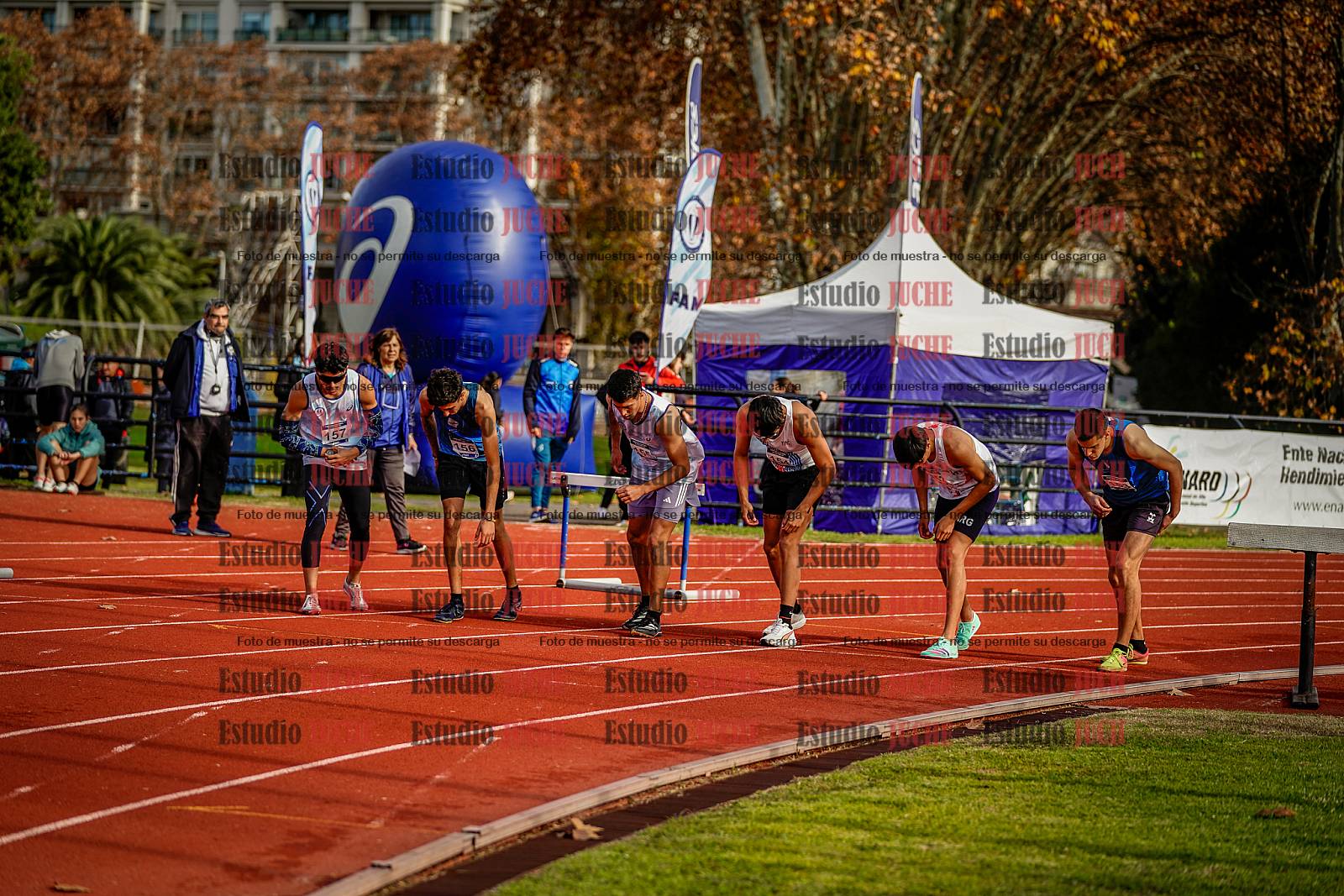 Fotos de los 1500 m llanos de varones - decatlón 10