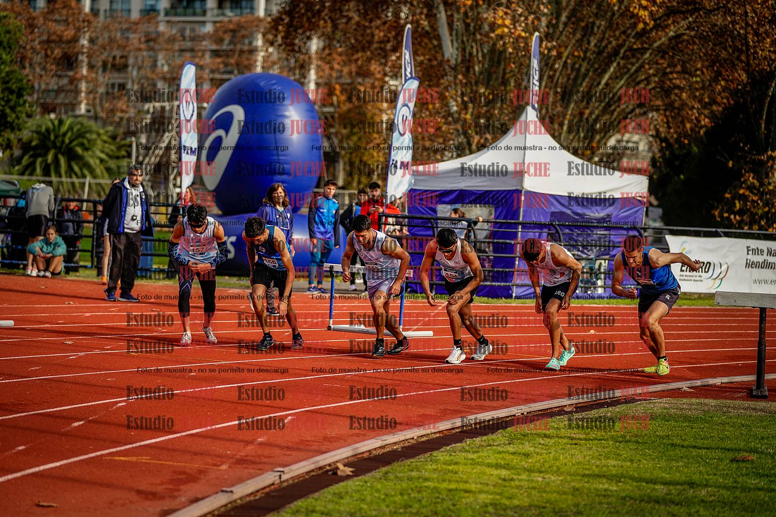 Fotos de los 1500 m llanos de varones - decatlón 10