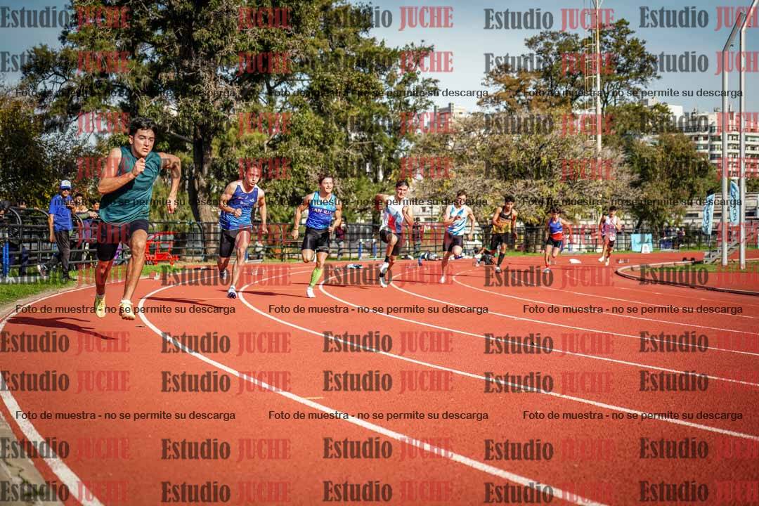 Fotos de los 200 m llanos de varones - FINAL