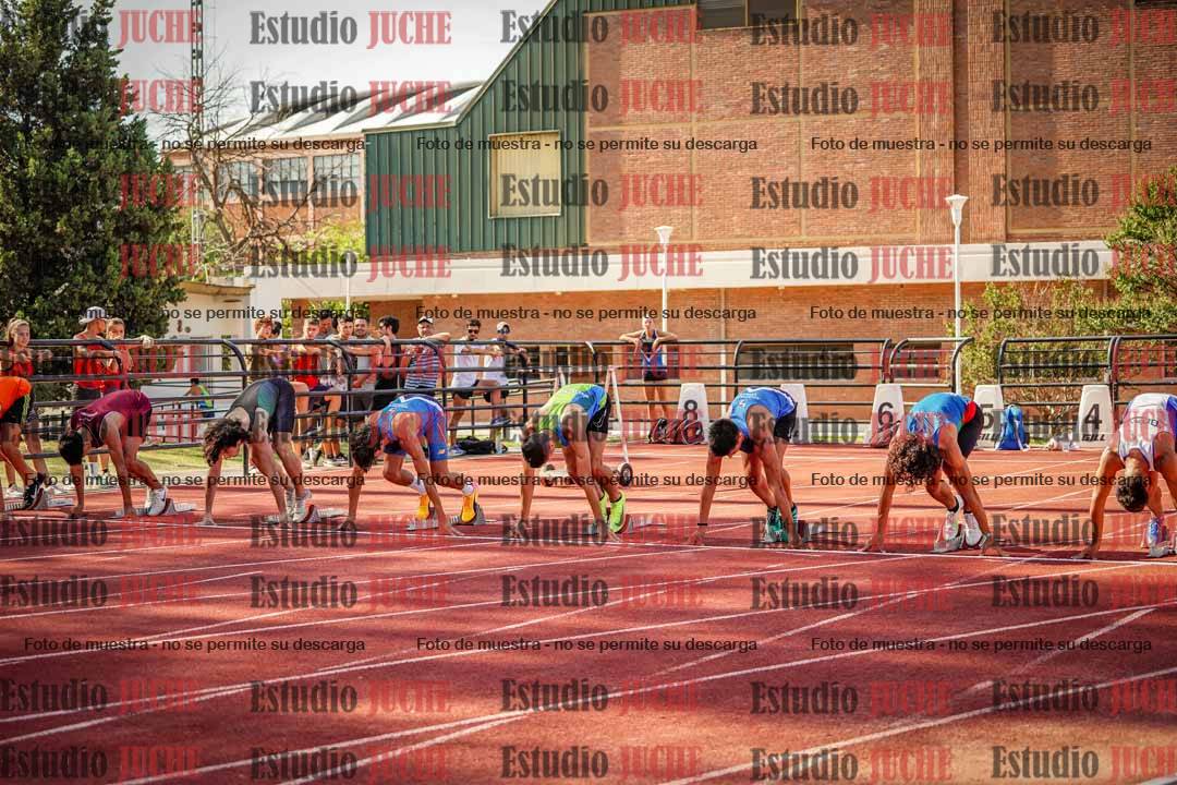 Fotos de los 100 m llanos de varones - FINAL U20