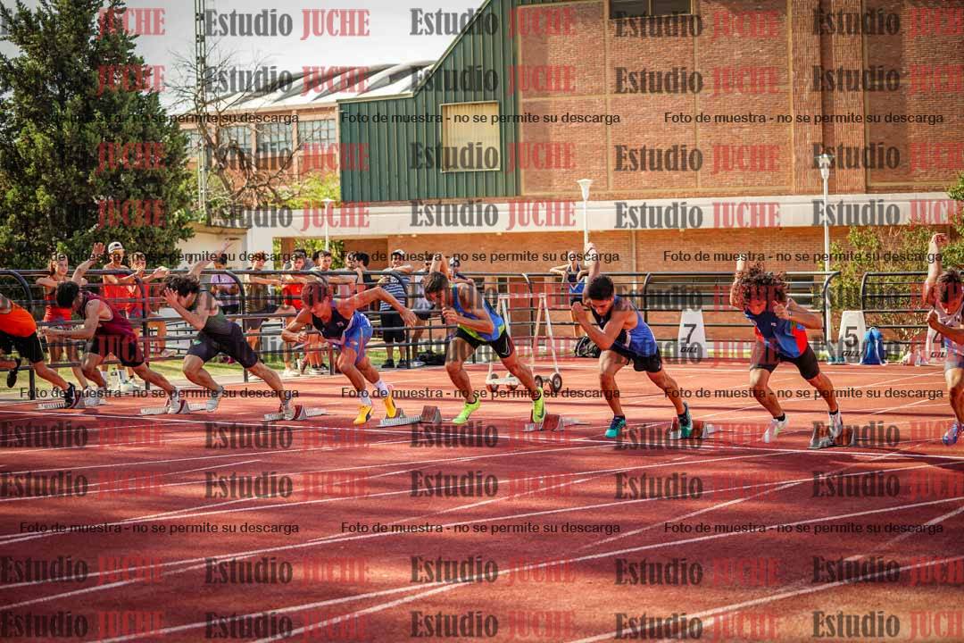 Fotos de los 100 m llanos de varones - FINAL U20