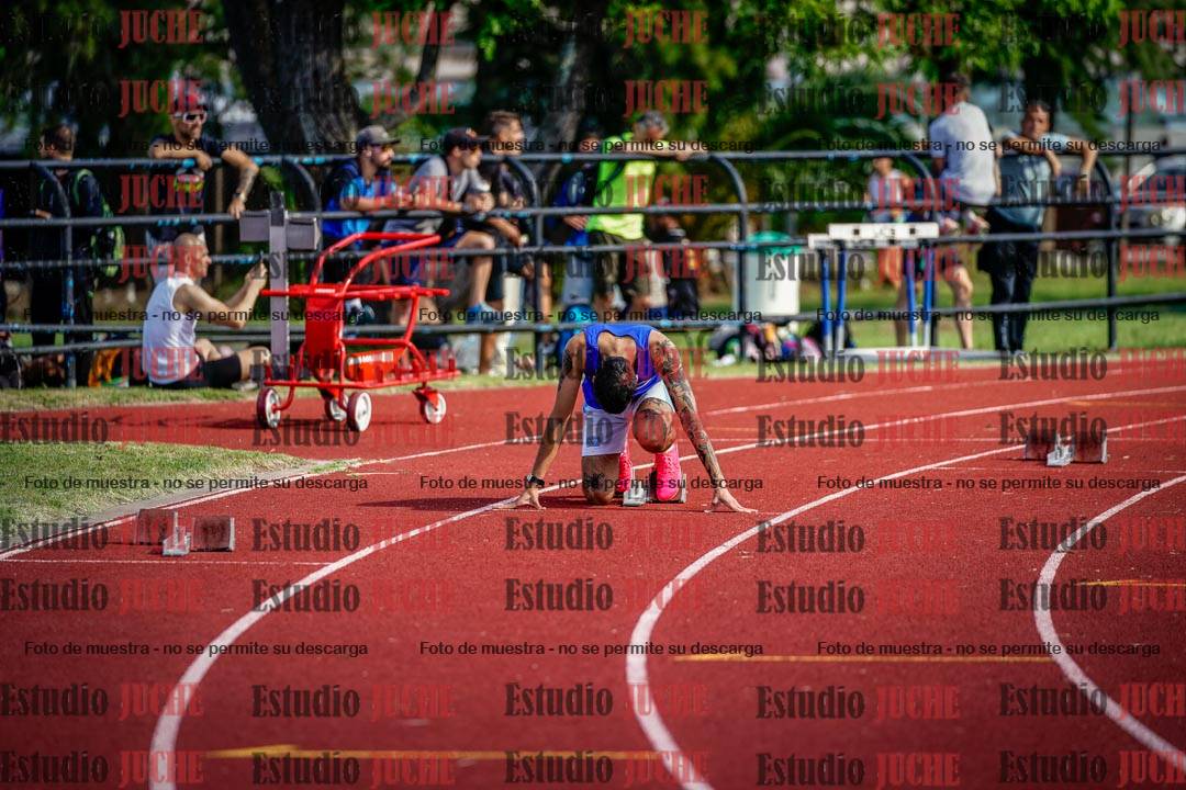 Fotos de los 200 m llanos de varones