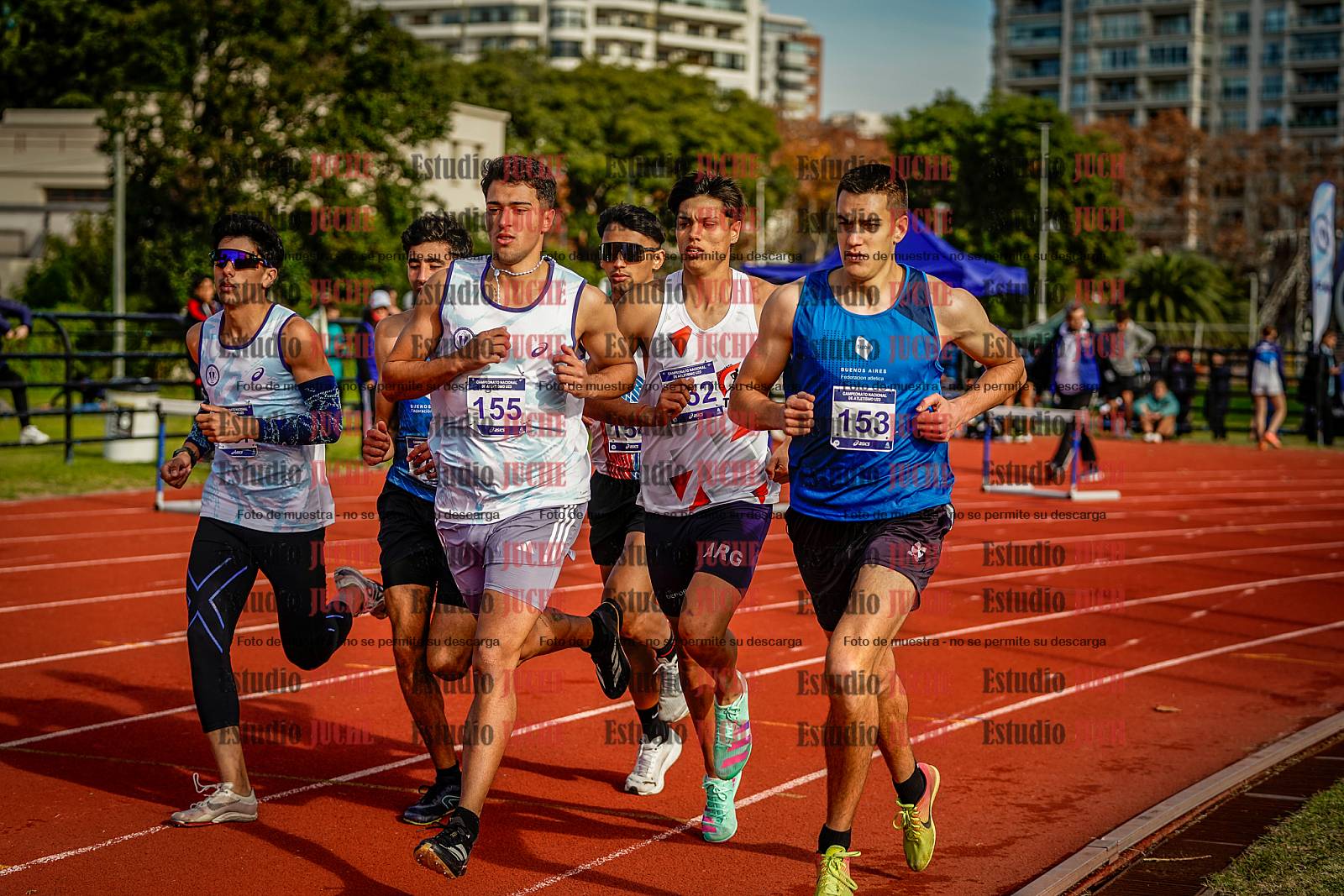 Fotos de los 1500 m llanos de varones - decatlón 10