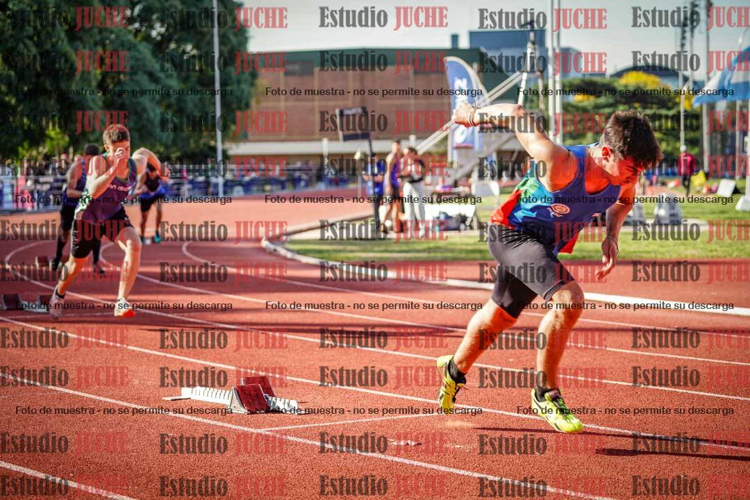 Fotos de los 400 m llanos de varones