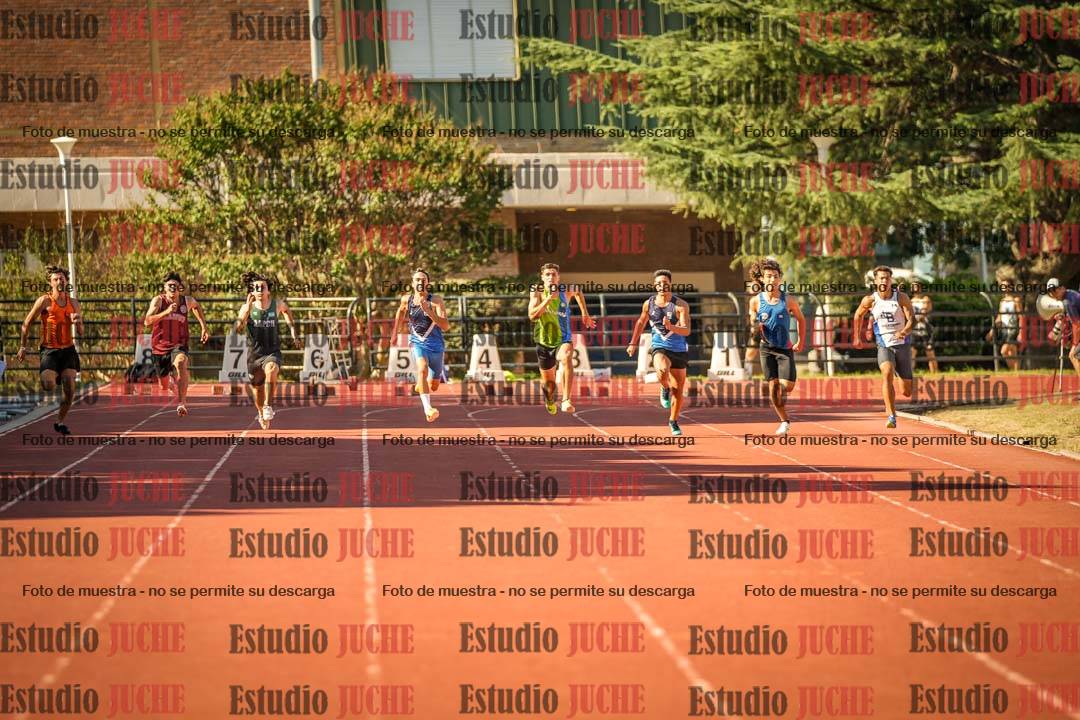 Fotos de los 100 m llanos de varones - FINAL U20