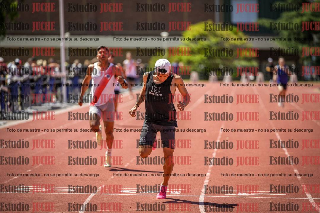 Fotos de los 400 m llanos de varones