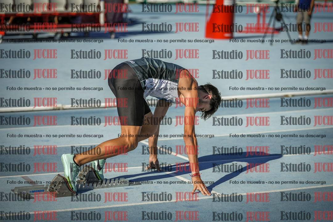 Fotos de los 400 m llanos de varones