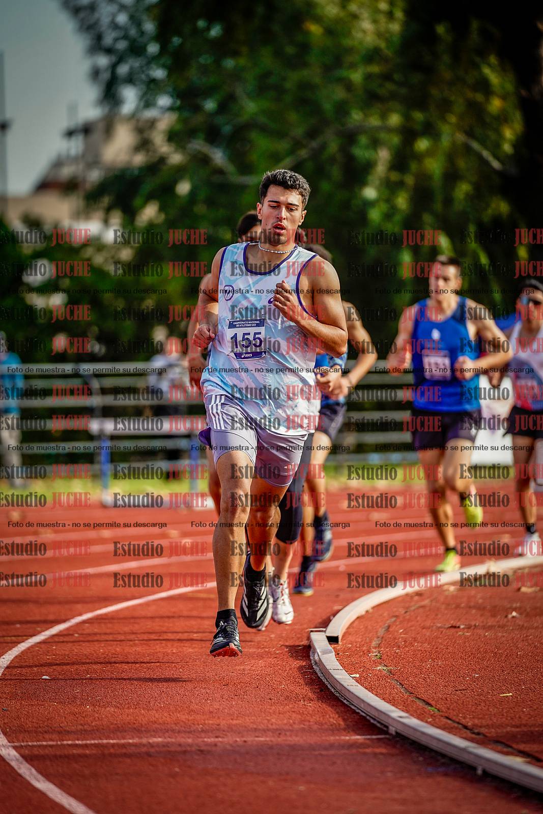 Fotos de los 1500 m llanos de varones - decatlón 10