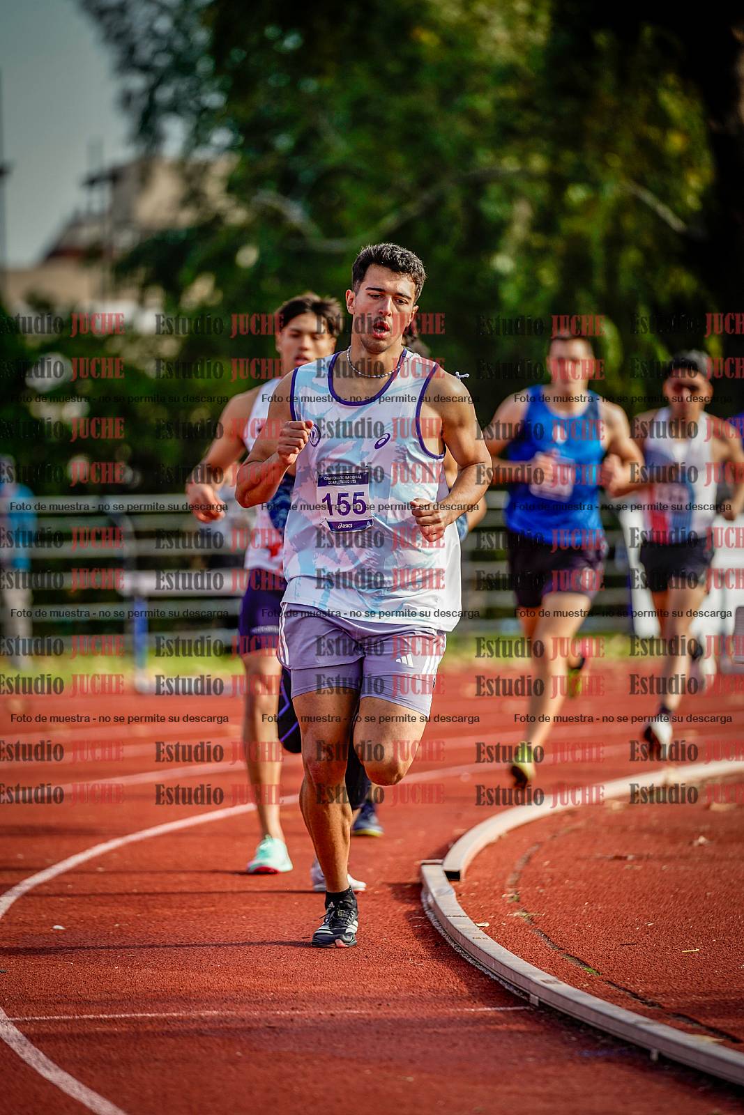 Fotos de los 1500 m llanos de varones - decatlón 10