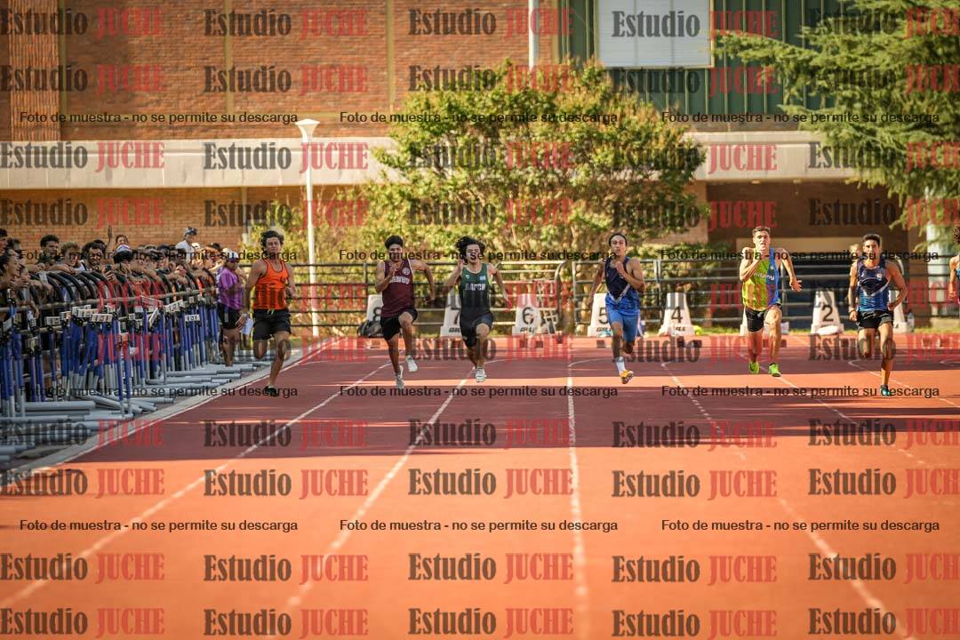 Fotos de los 100 m llanos de varones - FINAL U20